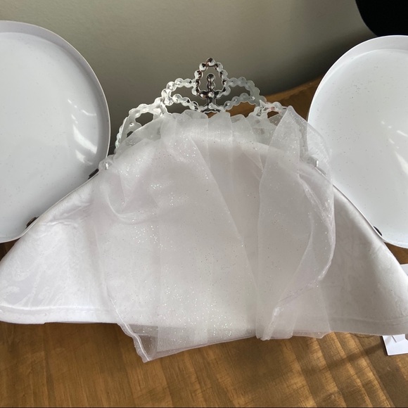 Disney Bride Minnie Groom Mickey Ear Hats Set - Picture 6 of 7